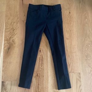 LOFT black slim dress pants, 00 Petite